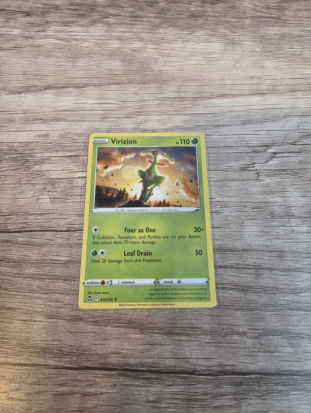 💫BUY 5 FOR $26 Pokemon Virizion Card
